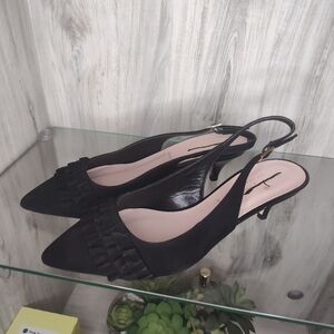 Kate Spade Black Slingback Heels SZ 7M